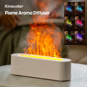 Essential Oil Aroma Flame Air Diffuser.