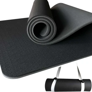 10/12mm Thick Yoga Mat with Strap.
