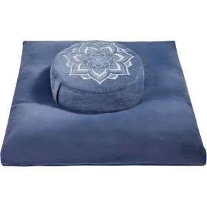 US  Meditation Cushion with Washable Premium Velvet Cover